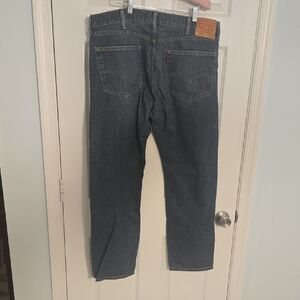 Levi's Men’s Straight Jeans in Faded Blue Denim